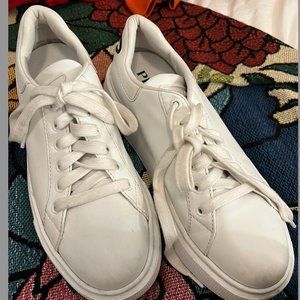 White Prada Sneakers Size 8 Moderately Used